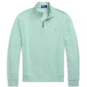Polo Ralph Lauren Men's Large Double-Knit Jacquard 1/4 Zip Pullover Shirt - NWT